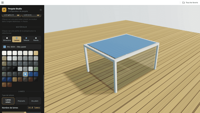 Aperçu de Pergola Studio